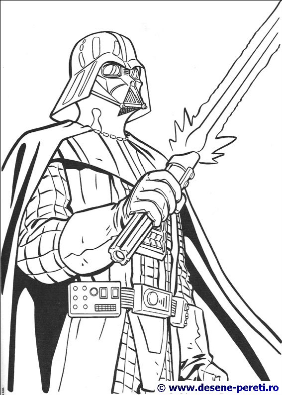 star wars desene colorat
